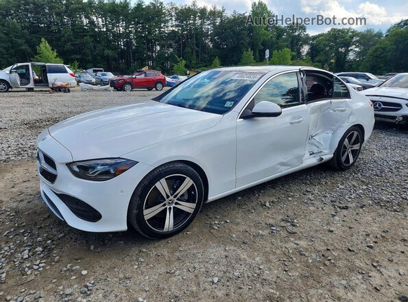 W1KAF4HB6SR277255 2025 MERCEDES-BENZ C White უკანა მარცხენა