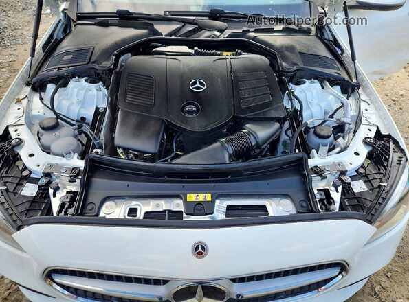 W1KAF4HB6SR277255 2025 MERCEDES-BENZ C White ძრავის განყოფილების ხედი
