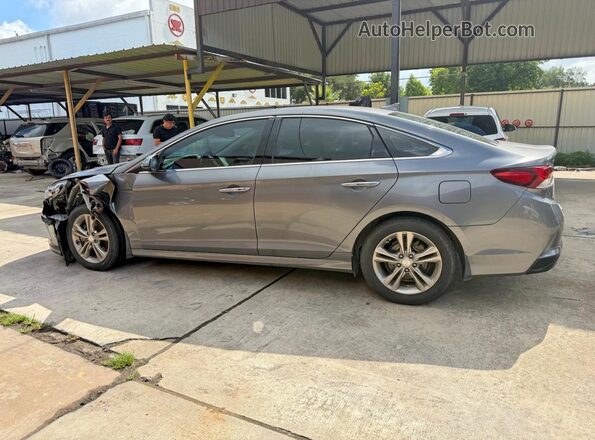 5NPE34AF8KH762375 2019 HYUNDAI SONATA Silver Rear right