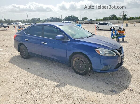 3N1AB7AP2HY300002 2017 NISSAN SENTRA Blue წინა ხედი
