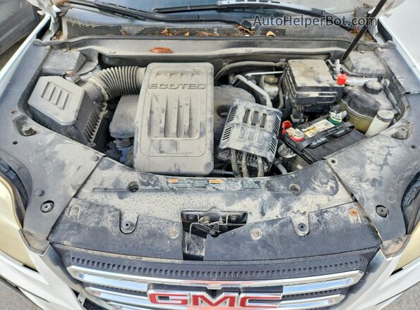 2GKALMEK6G6128438 2016 GMC TERRAIN White Vista de la etiqueta del VIN
