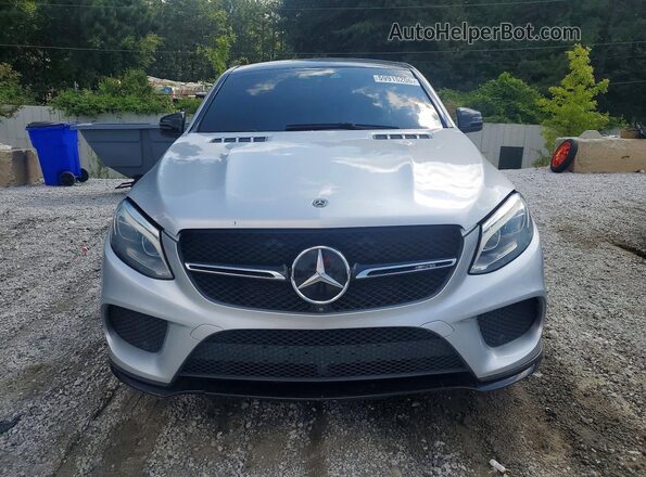 4JGED6EB3JA095586 2018 MERCEDES-BENZ GLE Silver Vista trasera