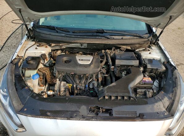 5NPE24AAXJH705455 2018 HYUNDAI SONATA Silver Շարժիչի բաժամունքի տեսք