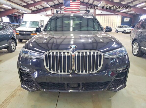 5UXCX4C55KLS37056 2019 BMW X7 Blue უკანა ხედი