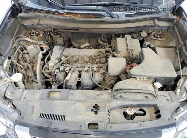 JA4AZ3A31LZ003102 2020 MITSUBISHI OUTLANDER Gray Vista de la etiqueta del VIN
