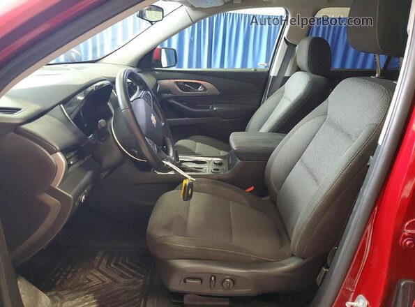 1GNERGKWXKJ314376 2019 CHEVROLET TRAVERSE Maroon Vista del salpicadero