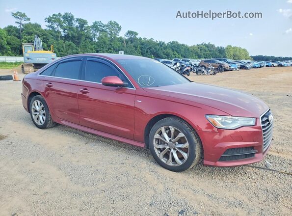 WAUG8AFC5HN090689 2017 AUDI A6 Red Դիմացի տեսք