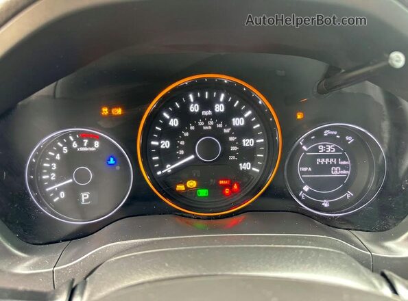 3CZRU6H19KG712947 2019 HONDA HR-V Black Вид салону спереду