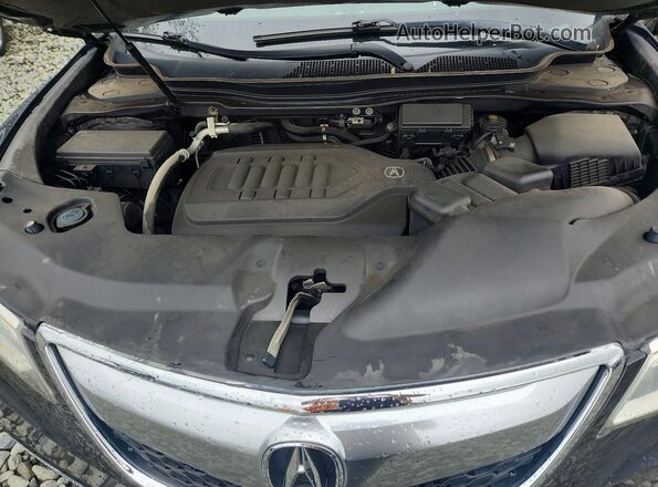 5FRYD4H47GB029057 2016 ACURA MDX Черный Вид подкапотного пространства