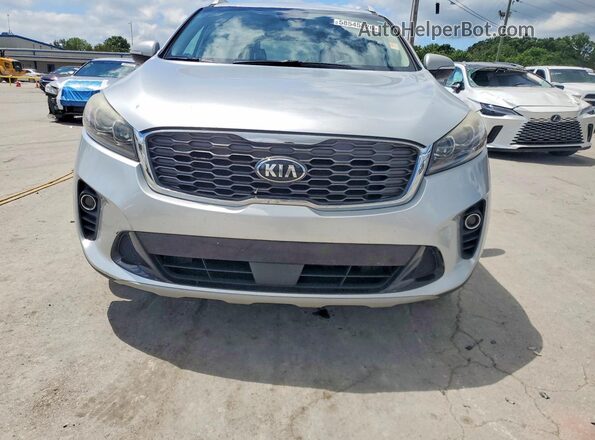 5XYPHDA57KG447639 2019 KIA SORENTO Silver Հետևի տեսք