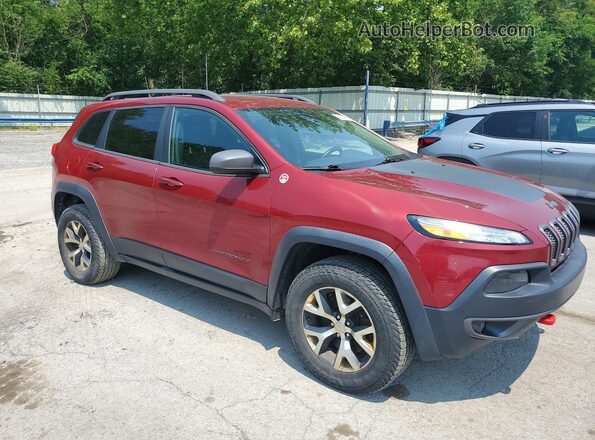 1C4PJMBS8GW285295 2016 JEEP CHEROKEE Red Դիմացի տեսք