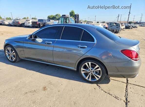 55SWF8DB1KU286799 2019 MERCEDES-BENZ C Серый Задняя правая четверть