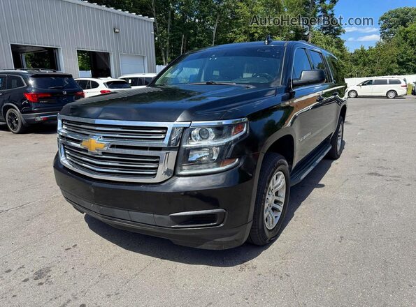 1GNSKHKC0HR314285 2017 CHEVROLET SUBURBAN Черный Задняя левая четверть