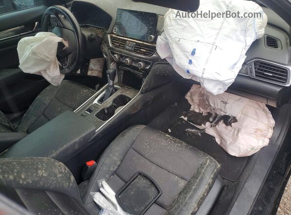 1HGCV1F34NA086745 2022 HONDA ACCORD Black Vista del cuadro de instrumentos