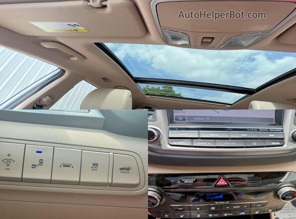 KM8J33A29JU745736 2018 HYUNDAI TUCSON White Панорамний вид салону 360°