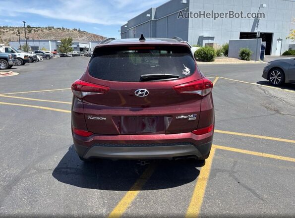 KM8J3CA22GU079540 2016 HYUNDAI TUCSON Красный Вид наклейки с VIN-кодом