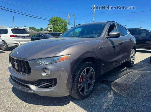 ZN661YUS3JX269795 2018 MASERATI LEVANTE Charcoal Задня ліва чверть