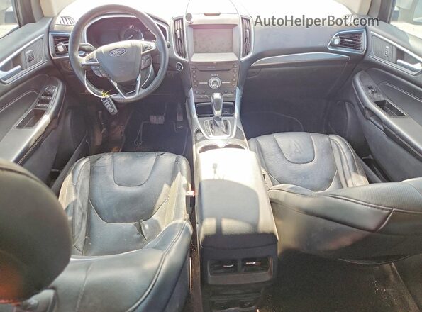 2FMPK4K93JBB67525 2018 FORD EDGE Silver Widok zestawu wskaźników