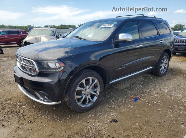 1C4SDJETXHC748707 2017 DODGE DURANGO Black Trasero izquierdo