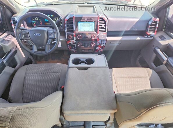 1FTEW1E57KFA19305 2019 FORD F150 White Instrument cluster view