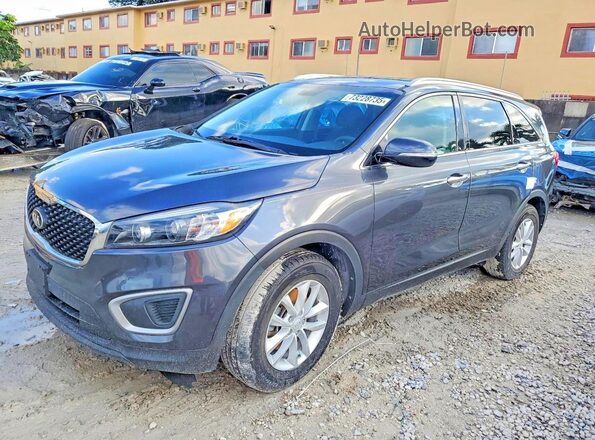 5XYPG4A38JG344438 2018 KIA SORENTO Угольный Задняя левая четверть