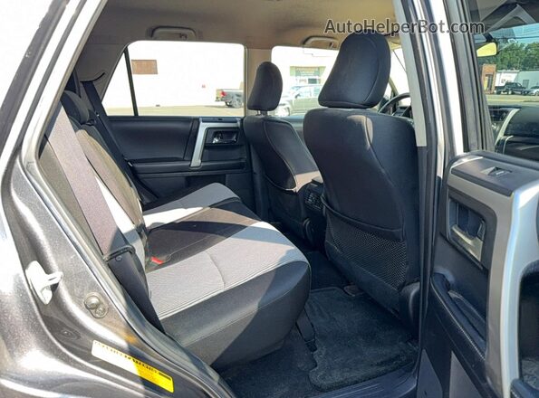 JTEBU5JR2G5369314 2016 TOYOTA 4RUNNER Gray წინა სალონის ხედი