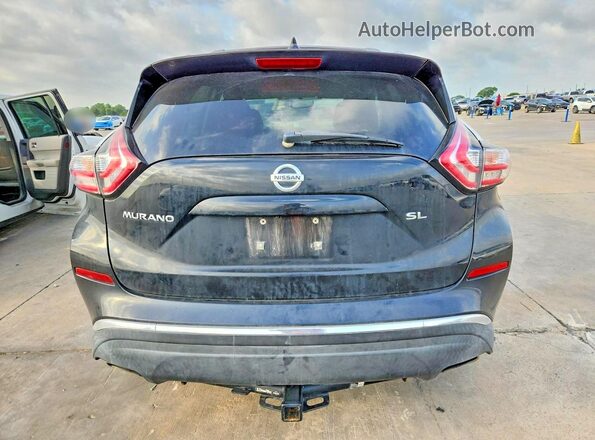 5N1AZ2MG9HN185916 2017 NISSAN MURANO Black წინა სალონის ხედი