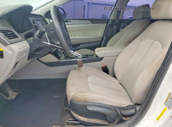 KMHE24L18GA021710 2016 HYUNDAI SONATA White წინა პანელის ხედი