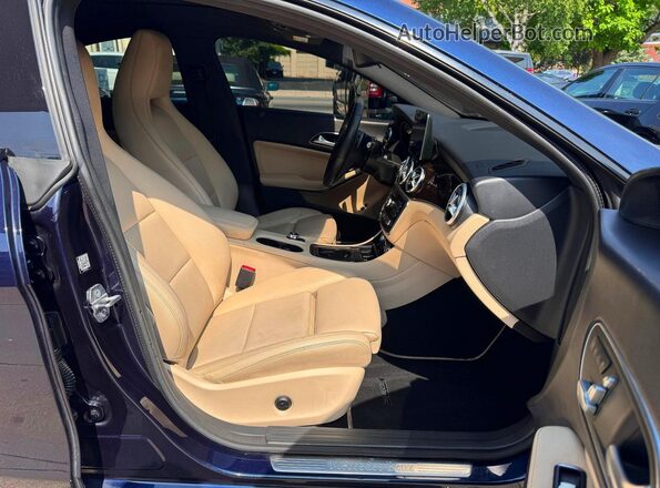 WDDSJ4EB1JN663143 2018 MERCEDES-BENZ CLA-CLASS Синий Вид спереди