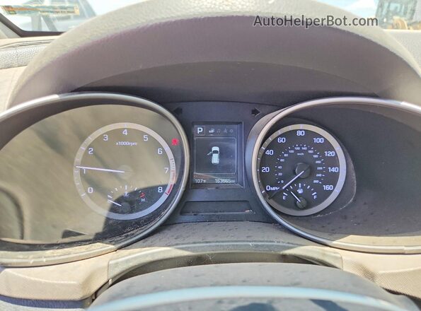 KM8SM4HF0HU205265 2017 HYUNDAI SANTA FE Silver Rear seats view