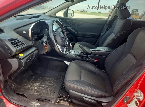 JF2GTAPC1M8227332 2021 SUBARU CROSSTREK Red Vista del salpicadero