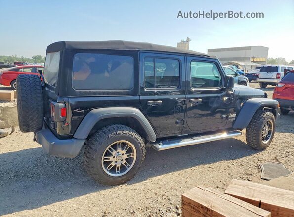 1C4HJXDN4KW554382 2019 JEEP WRANGLER Black Delantero derecho
