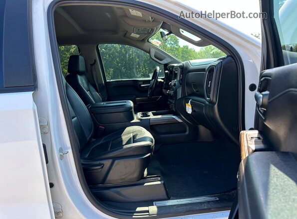 1GCUYEET0MZ130405 2021 CHEVROLET SILVERADO White Вид щитка приладів
