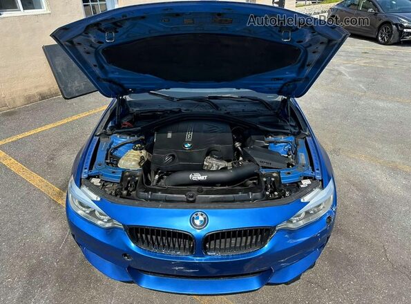 WBA4B3C54GG527753 2016 BMW 4 SERIES Blue Front interior view