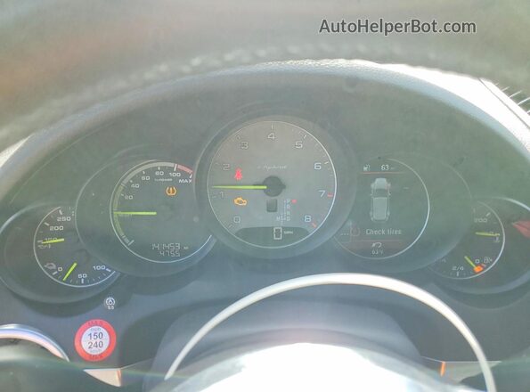 WP1AE2A21GLA17348 2016 PORSCHE CAYENNE Gray Widok tylnych siedzeń