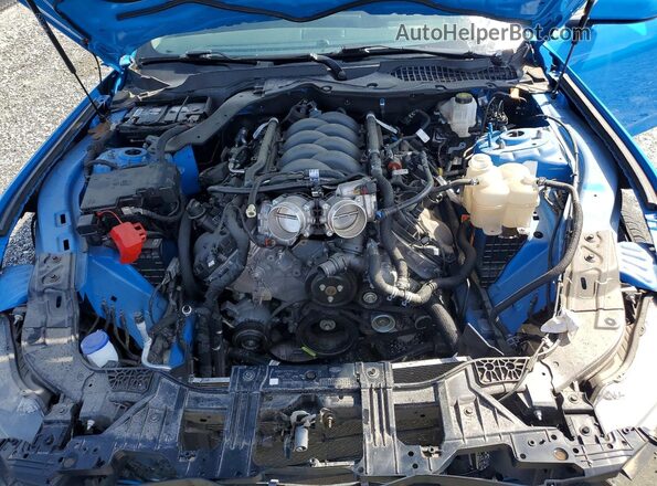 1FA6P8CF0R5417564 2024 FORD MUSTANG Blue Շարժիչի բաժամունքի տեսք