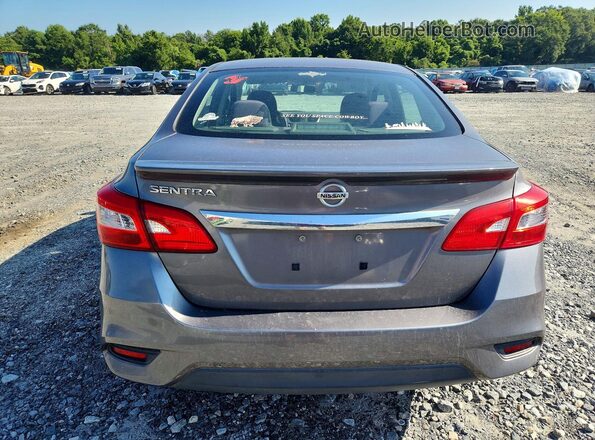 3N1AB7AP0HY282874 2017 NISSAN SENTRA Серый Вид салона спереди