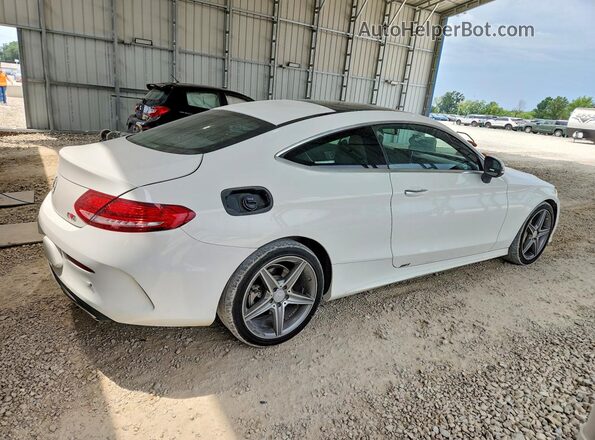 WDDWJ4JB3HF392677 2017 MERCEDES-BENZ C White Передня права чверть