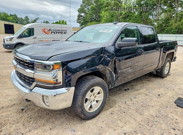 3GCUKREC1JG181707 2018 CHEVROLET SILVERADO Black Trasero izquierdo