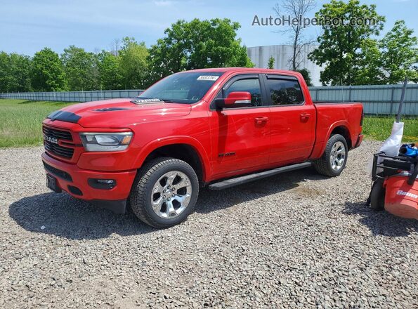 1C6SRFJTXMN789252 2021 RAM 1500 Red Trasero izquierdo
