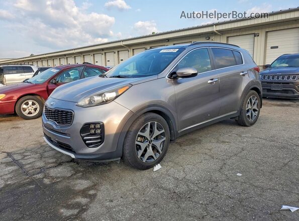 KNDPR3A63K7524035 2019 KIA SPORTAGE Gray Trasero izquierdo