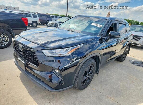 5TDGZRAH4LS014952 2020 TOYOTA HIGHLANDER Black Задня ліва чверть