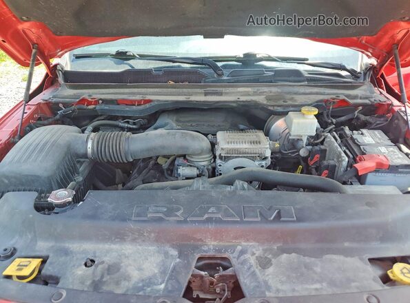 1C6SRFJTXMN789252 2021 RAM 1500 Red Vista del compartimento del motor