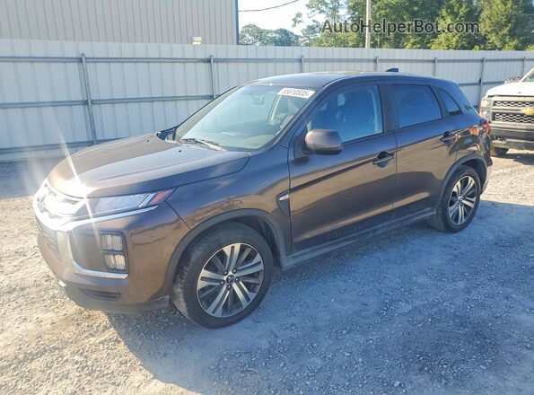 JA4AP3AU9LU019222 2020 MITSUBISHI OUTLANDER Brown Задня ліва чверть