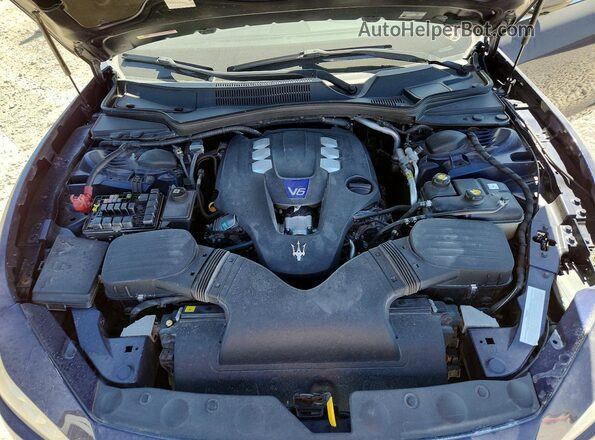 ZAM57RSA9H1226650 2017 MASERATI GHIBLI Black Vista del compartimento del motor
