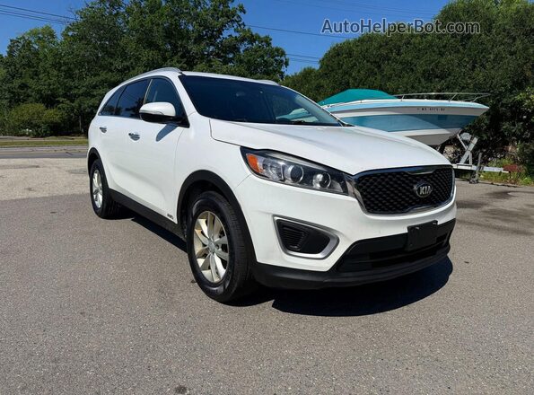 5XYPGDA33HG329369 2017 KIA SORENTO Белый Задняя левая четверть