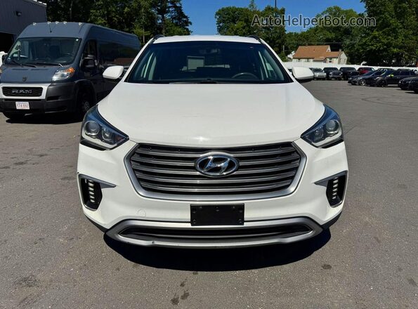 KM8SMDHF9HU173898 2017 HYUNDAI SANTA White Vista interior delantera