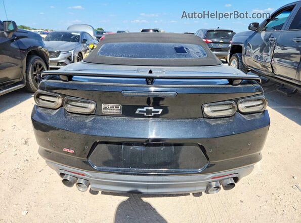 1G1FH3D75K0143629 2019 CHEVROLET CAMARO Black Вид салону спереду