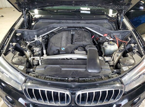 5UXKR0C52H0U55254 2017 BMW X5 Black VIN կոդի պիտակի տեսք