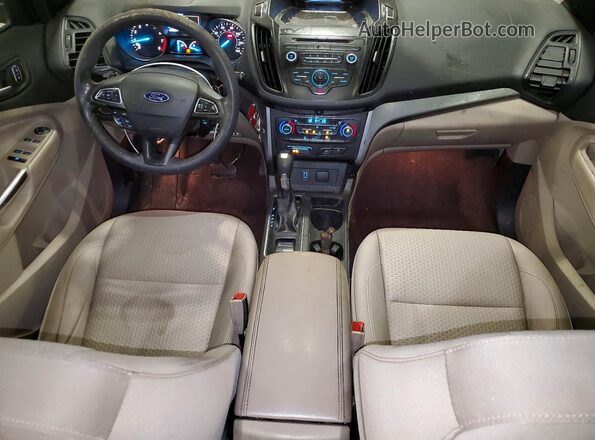 1FMCU0GD5HUC81867 2017 FORD ESCAPE Brown Widok zestawu wskaźników